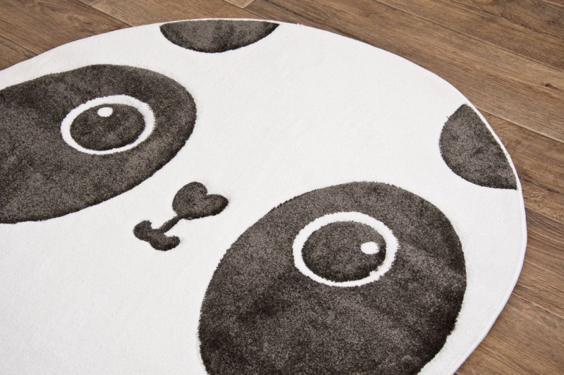 Dywan dla dzieci Petit PANDA kremowy koło _dywanywitek_pl_3
