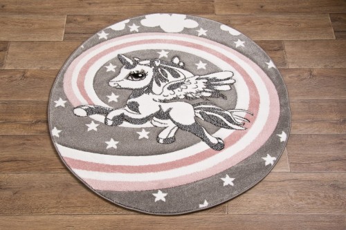 Dywan dla dzieci Petit PONY szary koło _dywanywitek_pl_2