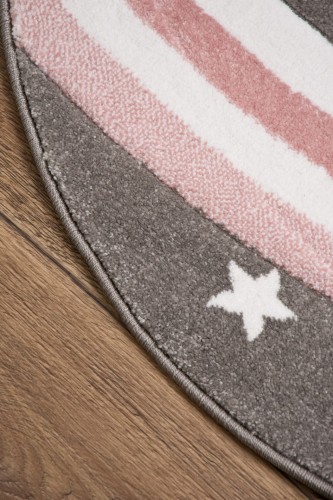 Dywan dla dzieci Petit PONY szary koło _dywanywitek_pl_4