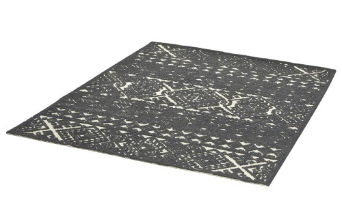 Dywan WX The Rug Republic LINWOOD dark grey wełna