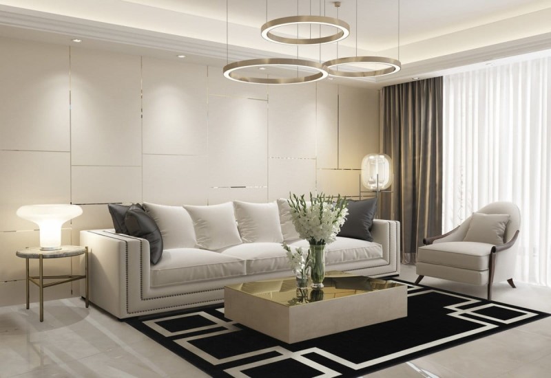 Dywan Carpet Decor Magic Home Art Deco Hampton czarny do salonu