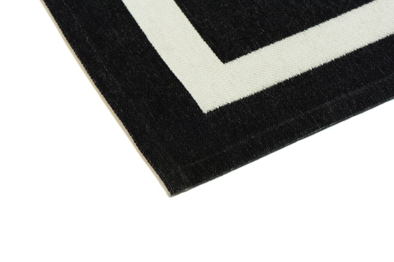 Dywan Carpet Decor Magic Home Art Deco Hampton czarny - róg