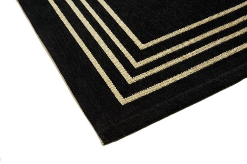 Dywan Carpet Decor Magic Home Art Deco Royal czarny - róg