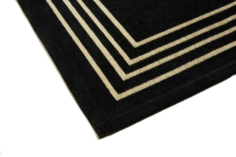 Dywan Carpet Decor Magic Home Art Deco Royal czarny - róg