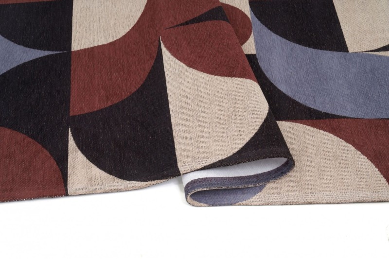 Dywan Carpet Decor Magic Home Art Deco Deco niebiesko-brązowy - spód