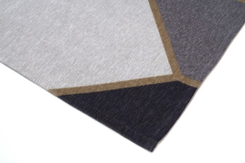 Dywan Carpet Decor Magic Home Art Deco Gatsby szaro-granatowy - róg