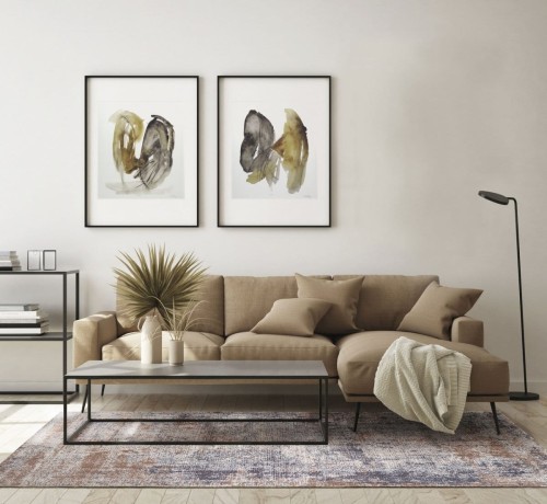 Dywan Carpet Decor Magic Home RUSTIC beige w nowoczesnym salonie