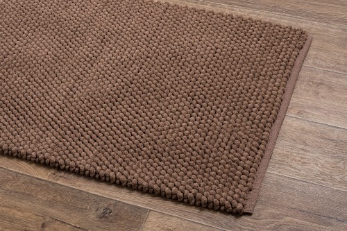 Dywanik łazienkowy Javo Premium sepia - rzut z boku