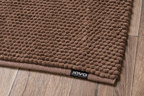 Dywanik łazienkowy Javo Premium sepia - brzeg
