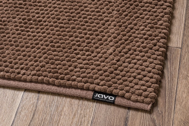 Dywanik łazienkowy Javo Premium sepia - brzeg