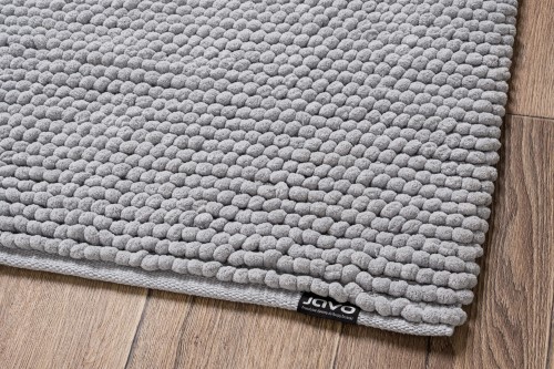 Dywanik łazienkowy Javo Premium popiel - róg