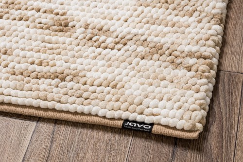 Dywanik łazienkowy Javo Premium melanż beż - róg