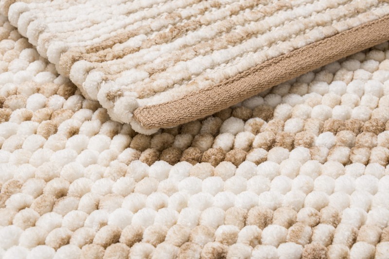 Dywanik łazienkowy Javo Premium melanż beż - spód