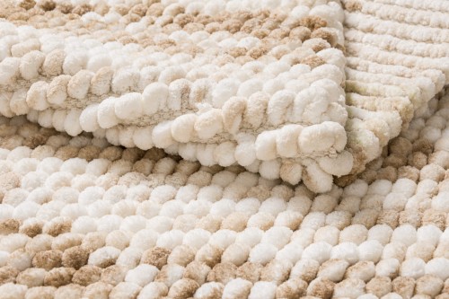 Dywanik łazienkowy Javo Premium melanż beż - runo