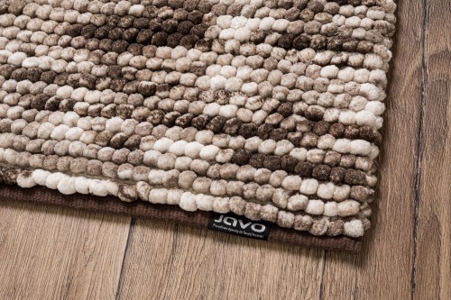 Dywanik łazienkowy Javo Premium melanż brązowy - róg