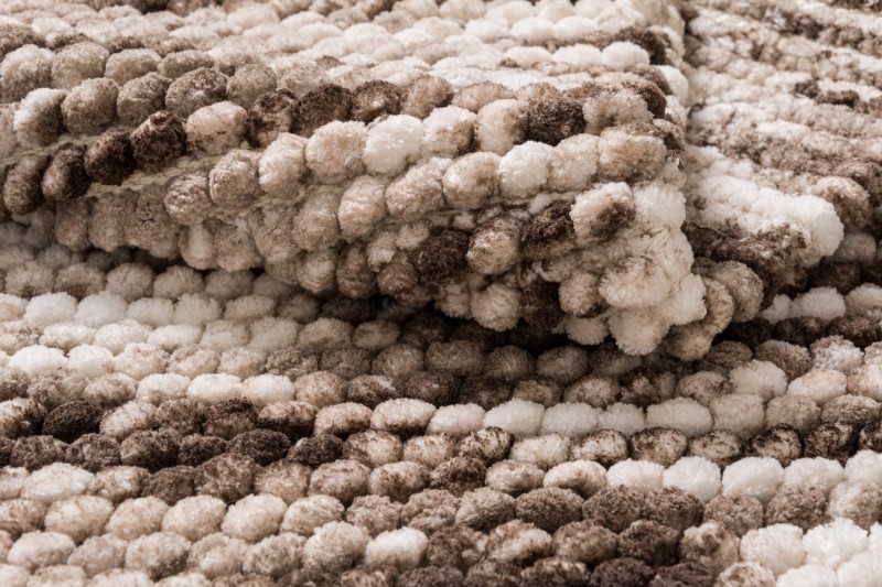 Dywanik łazienkowy Javo Premium melanż brązowy -runo