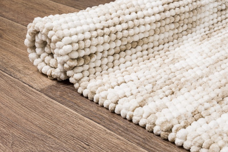 Dywanik łazienkowy Javo Premium melanż beż - bok