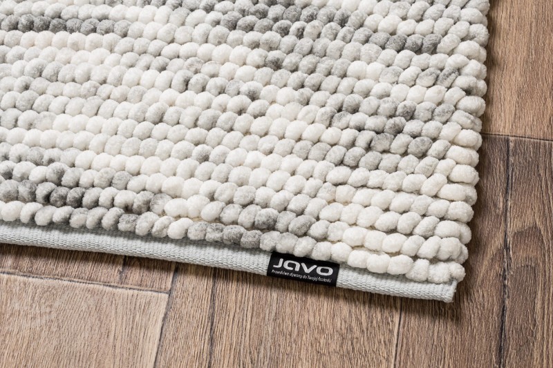 Dywanik łazienkowy Javo Premium popiel dual - róg