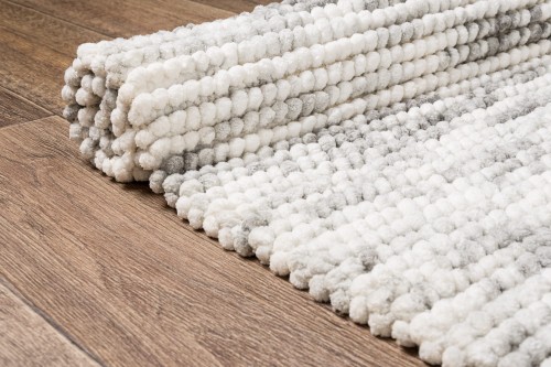 Dywanik łazienkowy Javo Premium popiel dual - bok