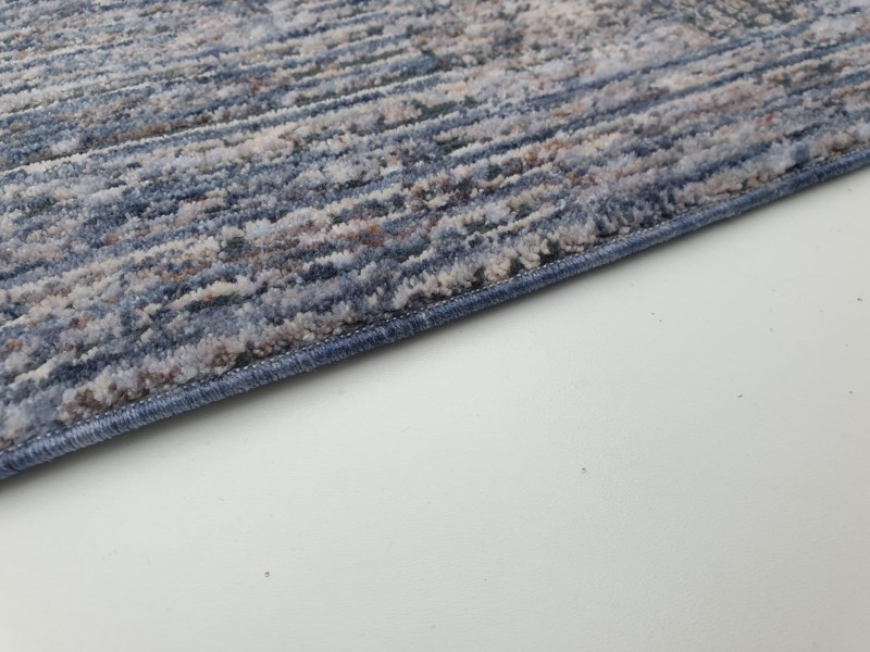 Brzeg dywanu vintage Kentucky 507 niebieskiego