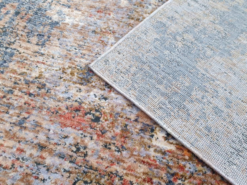 Spód  dywanu vintage Kentucky 560 niebiesko-brązowy