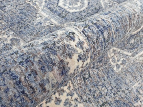 Runo dywanu vitage Kentucky 509 niebieskiego