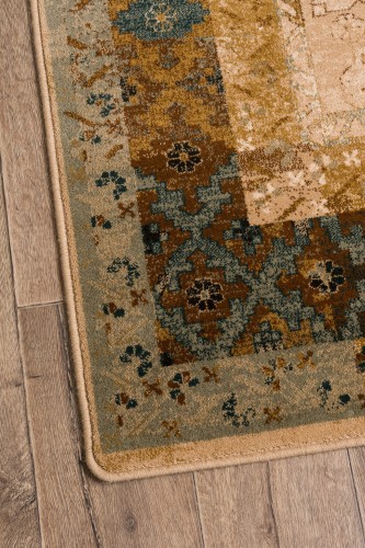 Dywan wełniany Dywilan Omega Lumena kamel 2 - róg