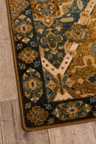 Dywan wełniany Dywilan Omega Torino koniak 2 - róg