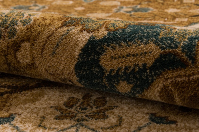 Dywan wełniany Dywilan Omega Torino koniak 2 - zbliżenie runa