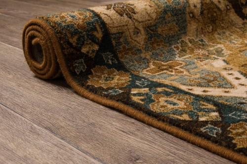 Dywan wełniany Dywilan Omega Torino koniak 2 - bok