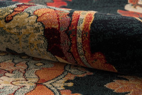 Dywan tradycyjny wełniany Dywilan Superior Latica navy - runo