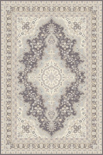 Dywan wełniany klasyczny Agnella Isfahan Almas antracytowy