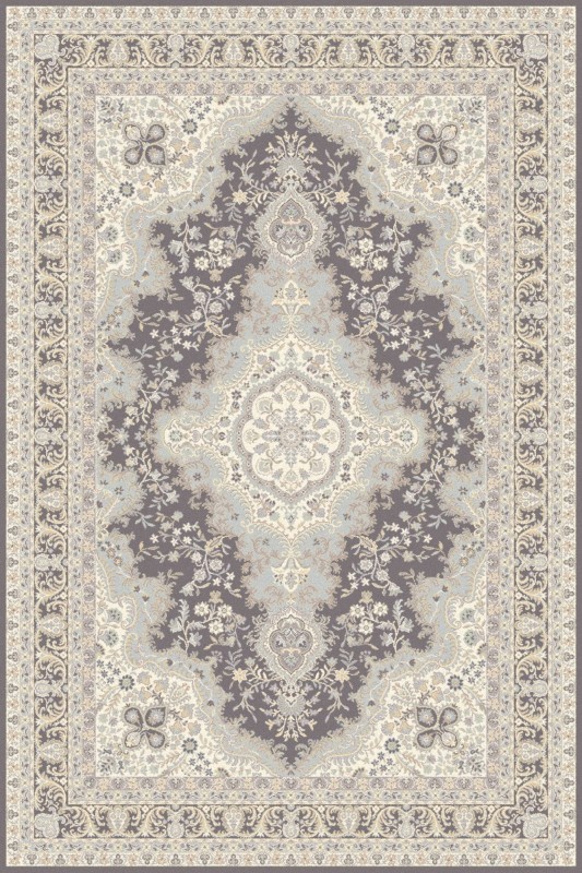 Dywan wełniany klasyczny Agnella Isfahan Almas antracytowy