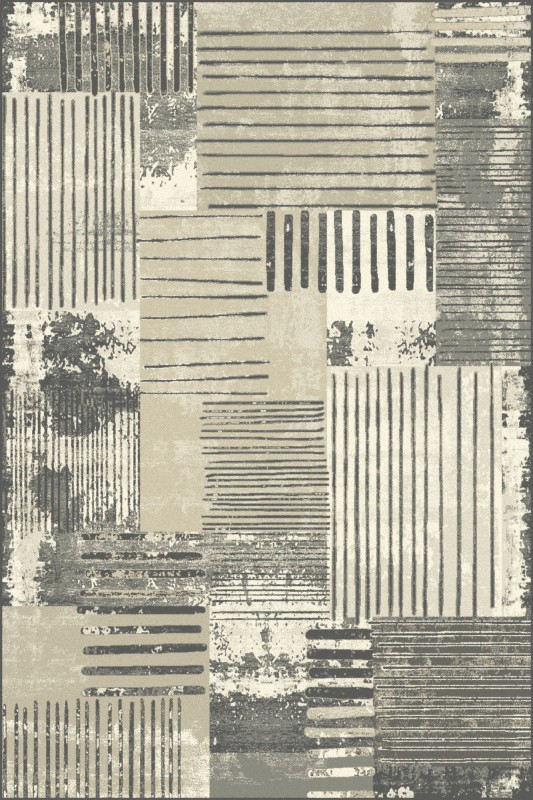 Dywan wełniany nowoczesny Agnella Isfahan Canens siwy