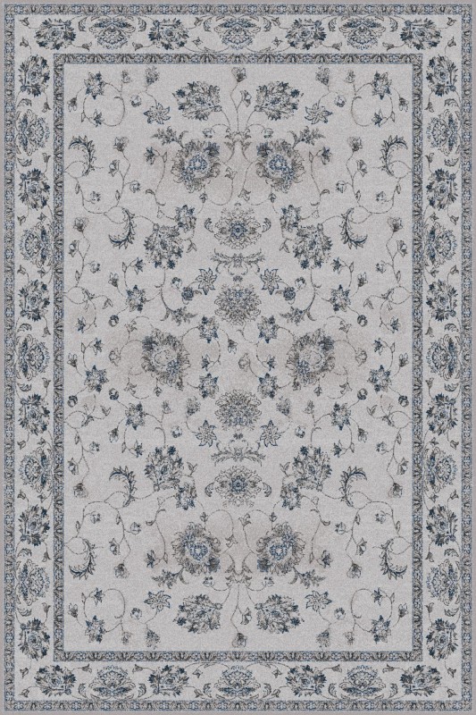 Dywan wełniany klasyczny Agnella Isfahan Tribas szary