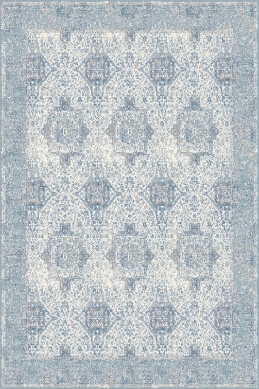 ywan wełniany vintage Agnella Isfahan Augustus jasny niebieski