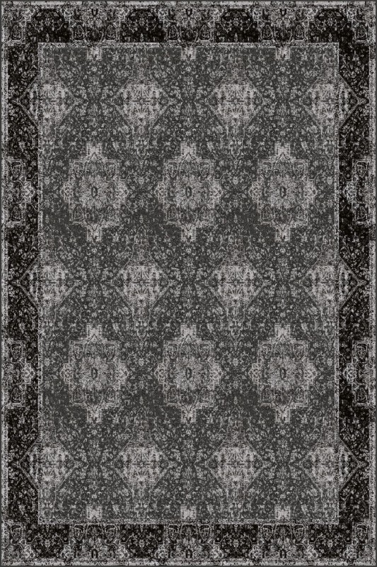 Dywan Agnella Isfahan AUGUSTUS GRAFITOWY wełniany _dywanywitek_pl_