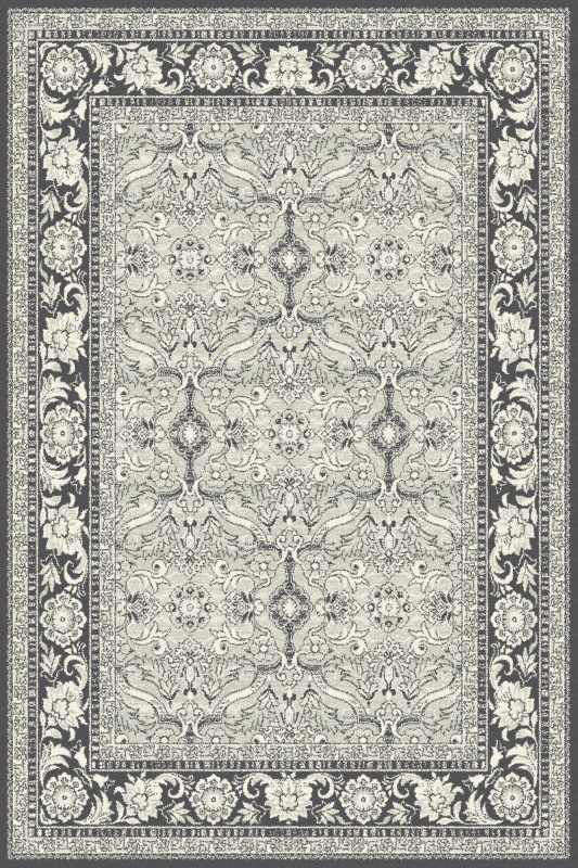 Dywan wełniany Agnella Isfahan M Seul grafitowy_dywanywitek_pl_