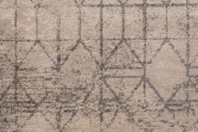 Dywan wełniany Dywilan Moon Oro srebrny - wzór