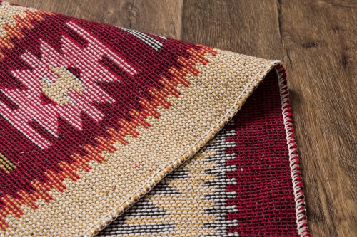 Dywan KILIM romby bordo dwustronny _dywanywitek_pl_7