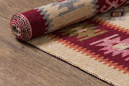 Dywan KILIM romby bordo dwustronny _dywanywitek_pl_10