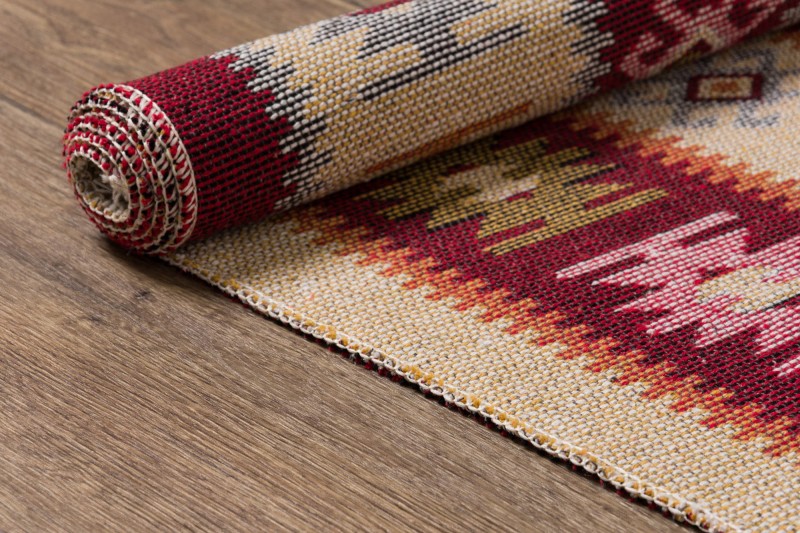 Dywan KILIM romby bordo dwustronny _dywanywitek_pl_10