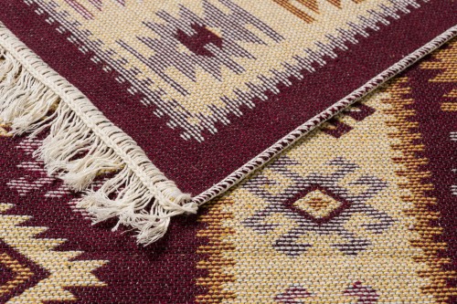 Dywan KILIM romby śliwka dwustronny _dywanywitek_pl_7