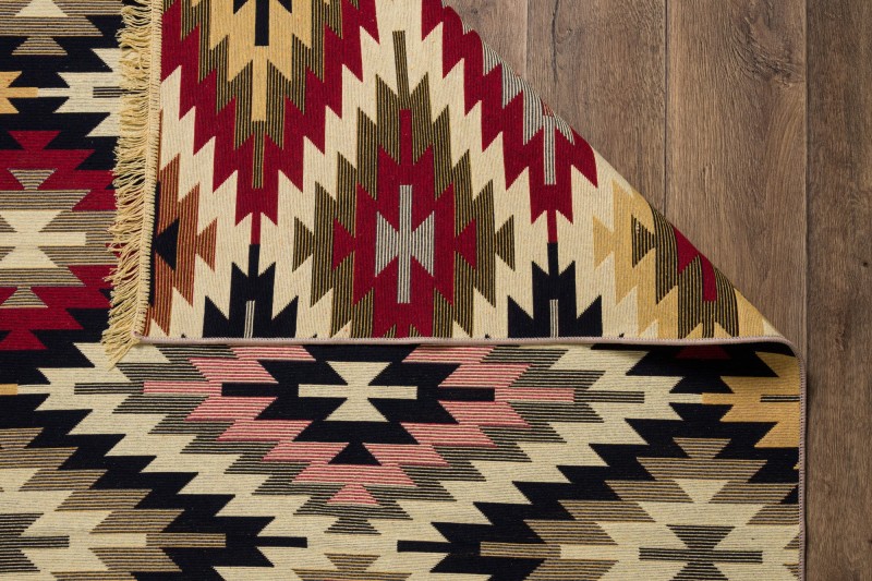 Dywan KILIM GOLD aztecki beżowy dwustronny _dywanywitek_pl_4