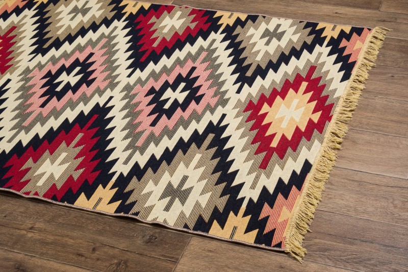 Dywan KILIM GOLD aztecki beżowy dwustronny _dywanywitek_pl_5