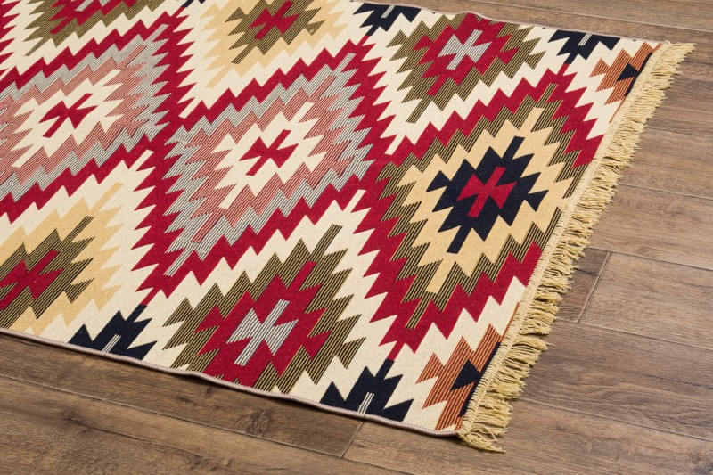 Dywan KILIM GOLD aztecki beżowy dwustronny _dywanywitek_pl_6
