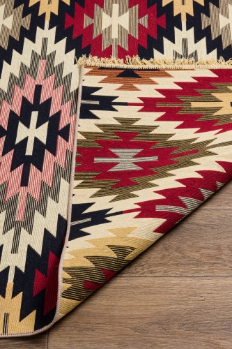 Dywan KILIM GOLD aztecki beżowy dwustronny _dywanywitek_pl_10