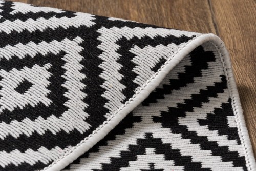 Dywan KILIM GOLD romby biało-czarny _dywanywitek_pl_5