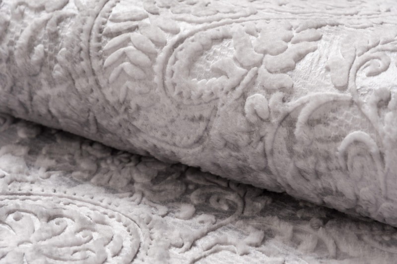 Runo dywanu nowoczesnego Avangarde jasno szarego