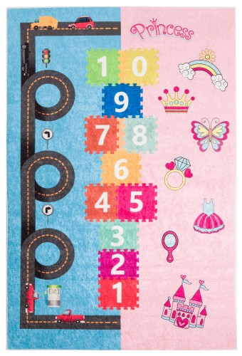 Dywan dla dzieci Kids 4040 Drogi Uliczki Klasy